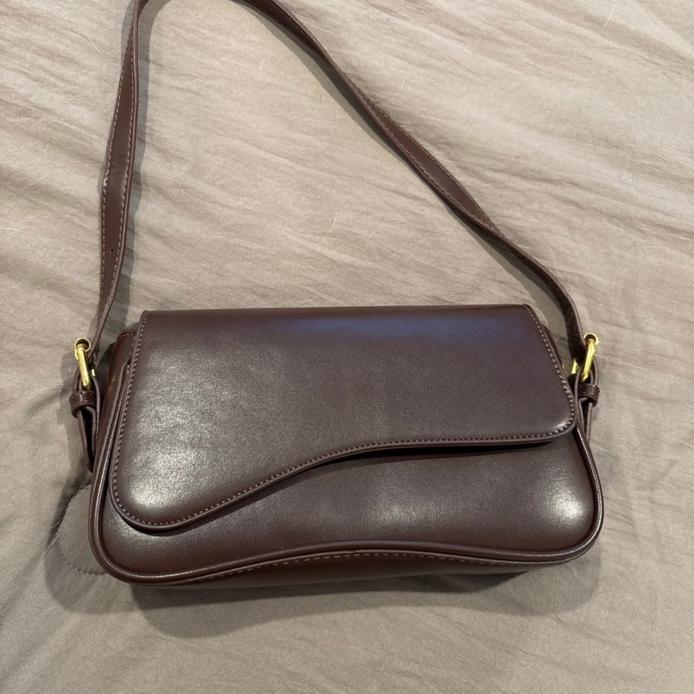 Chocolate Brown Shoulder Purse